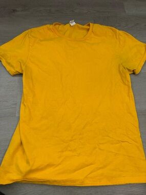 Fruit of the Loom Yellow Crewneck Tee